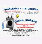 Logo de Clean Clothes Lavanderías y Tintorerías