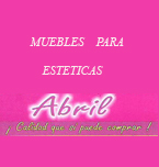 Logo de Muebles para Estéticas Abril