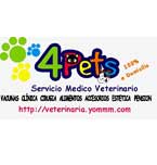 Logo de 4Pets Servicio Médico Veterinario 100% a Domicilio